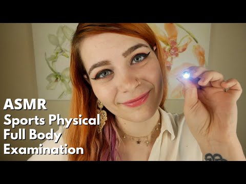 ASMR Sports Physical | Full Body Examination | Soft Spoken Medical RP