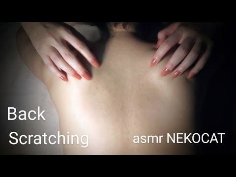 ASMR  Back Scratch and Oil Massage | No Talking