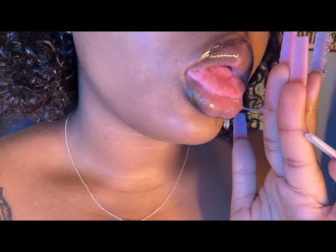 4K ASMR | Spitty Spit Painting You | Hands Sounds | Wet Mouth Sounds