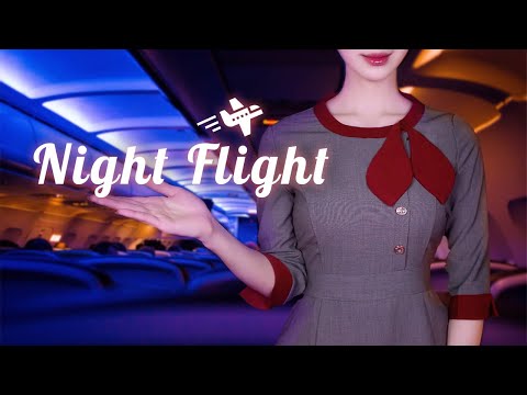 ASMR(Sub) ✈Korean Flight Attendant Roleplay for Your Comfortable sleep (Soft Spoken)