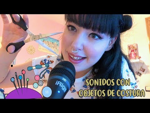 [Rena] ASMR Español - Sonidos con objetos de costura ♥