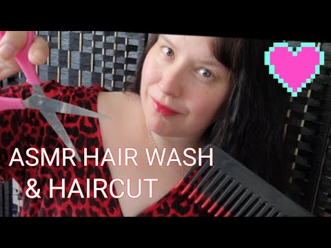 Super Relaxing ASMR Hair Wash & Haircut RP  (Throwback Old Skool Nostalgic ASMR! )