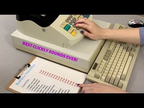 [ASMR] CASH REGISTER & KEYBOARD TINGLES!! (Extreme Clicky Sounds)
