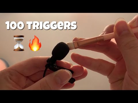 ASMR 100 TRIGGERS IN 3 MINUTES