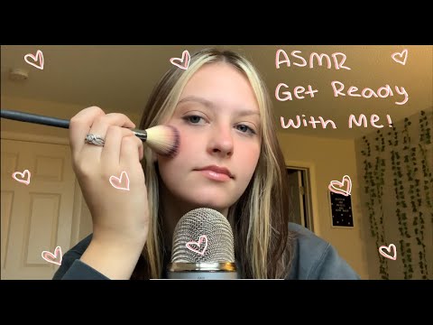 ASMR Get Ready With Me! (Rambles And Makeup Triggers)