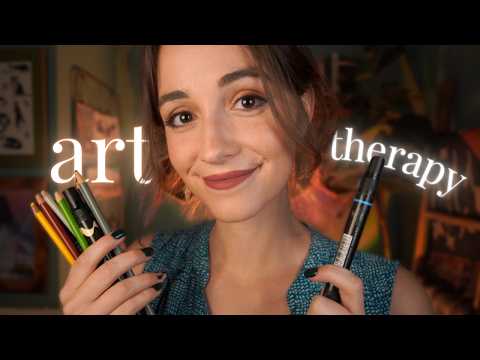 ASMR | Art Therapist Roleplay (help for anxiety, feeling overwhelmed)