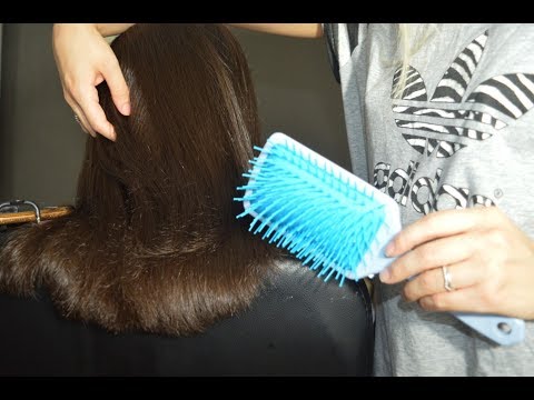 ASMR PARA RELAXAR -  Fazendo massagem e penteando o seu cabelo