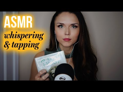 ASMR // Whispering Poetry, Tapping and Page Turning - Ear to Ear Whispering
