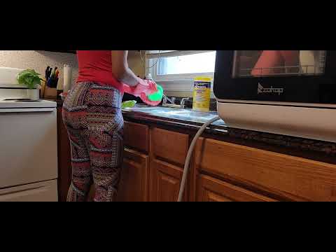 LET'S WASH DISHES YALL (kitchen CLEANING)#dishwashing #cleaning