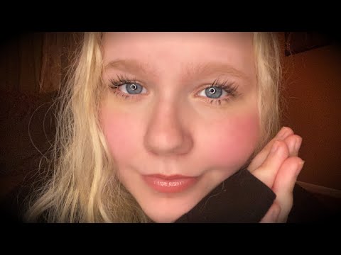 ASMR brushing your face ✨🥰 •personal attention •upclose •brushes •soothing •slow