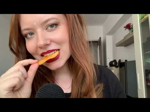 ASMR | Eating Random Food | Crunchy Mouth Sounds🖤✨