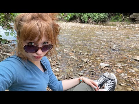 outdoor asmr ramble by the creek! 🦆