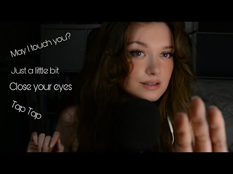 ASMR - Repeating ~May I touch you~ Close your eyes~ let me just~ & more