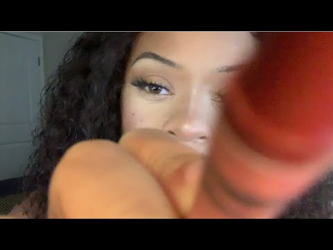 ASMR Coloring on your face 🖍️