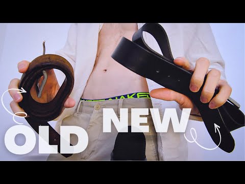 ASMR for Relax | Which Belt Sound You Like more? Old or New?
