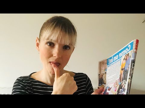 ASMR Requested Magazine Page Turning & Licking Finger Page Turning