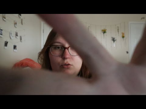ASMR | Personal Questions with Slow Hand Movements | Inaudible Whispering Included | Requested Video