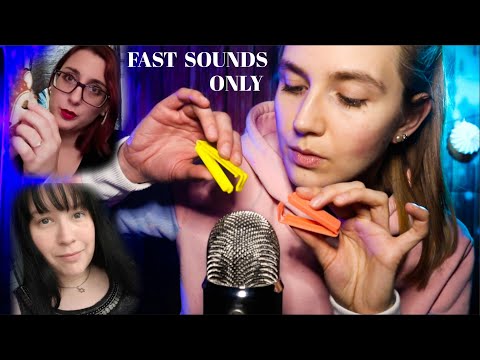 FAST UNPREDICTABLE ASMR ONLY | feat. Alysaa & Laura