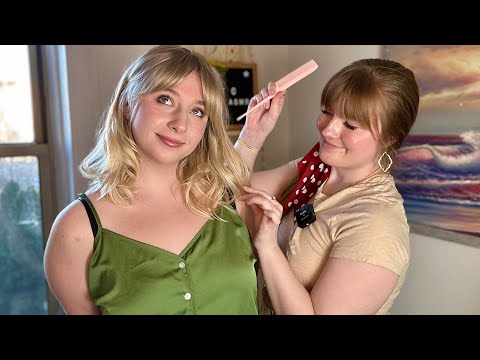 ASMR Perfectionist Hair Curling & Hair Styling | "Unintentional" Style | Tingly RP for Relaxation