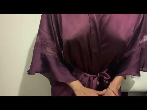 ASMR - Robe Tapping and Whispering