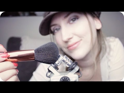 ASMR Mic Brushing, Scratching, Squishing & Fluffy Windshield w/ Breathy Whispers 1 hr Relaxation