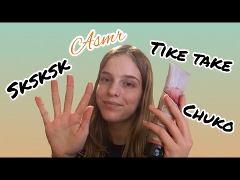 Asmr trigger words ( sk, chuko, tike take)  and lotion sounds