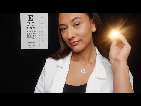 [ASMR] Eye Exam Doctor Role Play ♡
