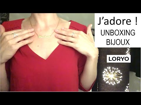 {ASMR} Unboxing bijoux * code promo 10% Loryo