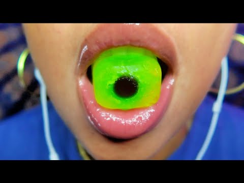 ASMR | Gummy  Eyeball 👁 Ice Eating