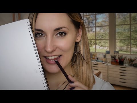 Sketching You In My Artist Studio ♡ (soft spoken, personal attention) // ASMR Roleplay