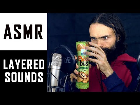 ASMR Layered Sounds, Tapping & Inaudible Whisper (and a few other relaxing sounds)