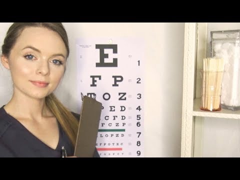 ASMR - Eye Exam [nurse roleplay]