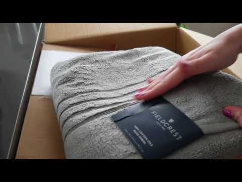 Unboxing towels/Hand Movements (Soft Spoken)