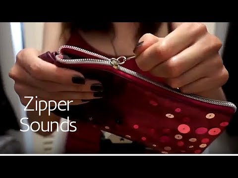 ASMR Zipper Sounds [with Tapping and Scratching]