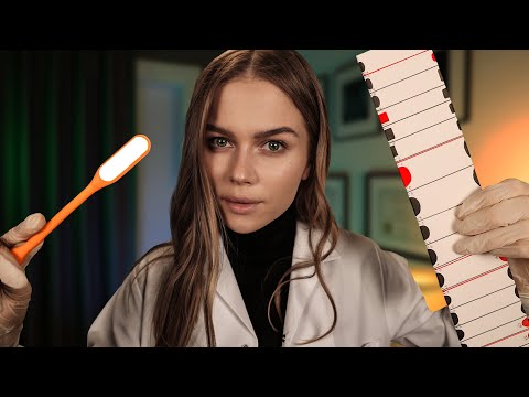 ASMR First Medical Exam After Cryogenically Frozen. (Checking Your Senses and Cranial Nerves)