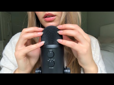 ASMR bare mic scratching & tapping with m0uth sounds