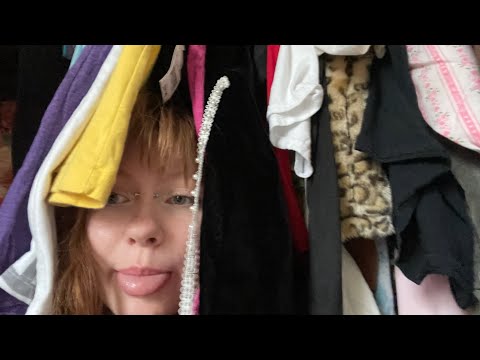 asmr thrift haul🛍️  (I BOUGHT THE WHOLE BOOTH🤭)