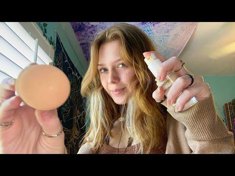 asmr doing your makeup (in under 10 minutes) | fast and aggressive