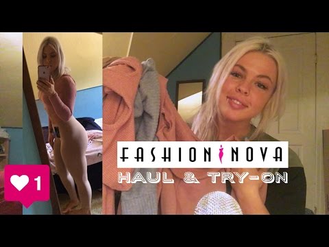 ASMR Fashion Nova Haul & Try-On