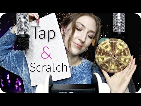ASMR Scratching & Tapping 12 Different Tingly Textured Things 💎 1.5 Hours Long to Help You Sleep