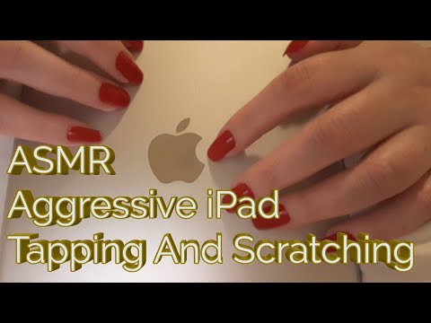 ASMR Aggressive iPad Tapping And Scratching(Lo-fi)