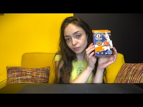 ASMR Clueless Girl Opens a 2021 Optic Football Hanger Box of Cards from Panini w/ Taps & Whispers