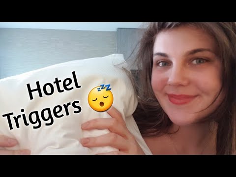 ASMR || Hotel Triggers | Tapping | Crinkles | Whispering + ||