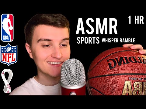 [ASMR] Whispering About Sports For 1 Hour ⚽️🏀🏈