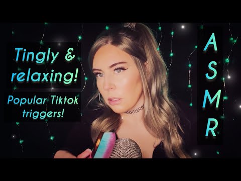 ASMR✨Tiktok 50k special🎉 some of the most popular triggers (bugs, water, tapping, mouth sounds +)