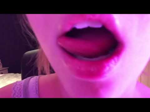 ASMR | Honey Kisses Up Close & Finger Licking