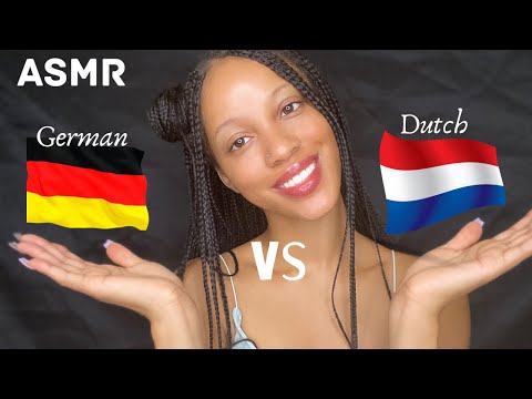 ASMR American says TINGLY DUTCH 🇧🇪🇳🇱and GERMAN 🇩🇪 WORDS | Lo Fi Tiny Mic for Added Relaxation