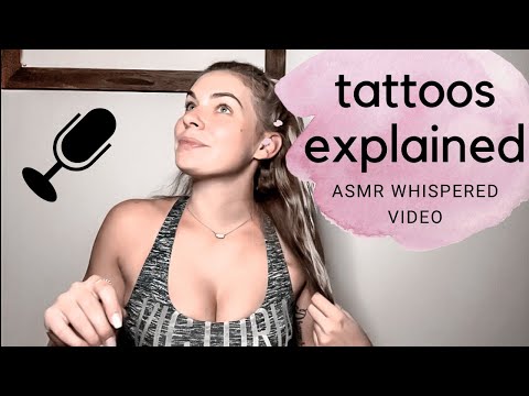 ASMR| REQUESTED| Let's Talk Tattoos - Whispering and Skin Touching