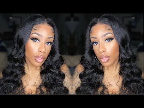 ASMR | Detailed Install The Affordable Body Wave HD Lace Closure Wig| Ft. Amanda Hairs