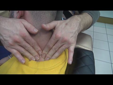 ASMR TURKISH BARBER MASSAGE = NECK CRACK = rolling pin,back,head,arm,face,ear,sleep,energy massage